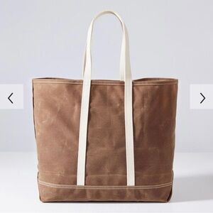 MARK & GRAHAM X STEELE WAXED CANVAS TOTE